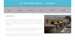 Desktop Screenshot of dr-althaus-net.de