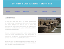 Tablet Screenshot of dr-althaus-net.de